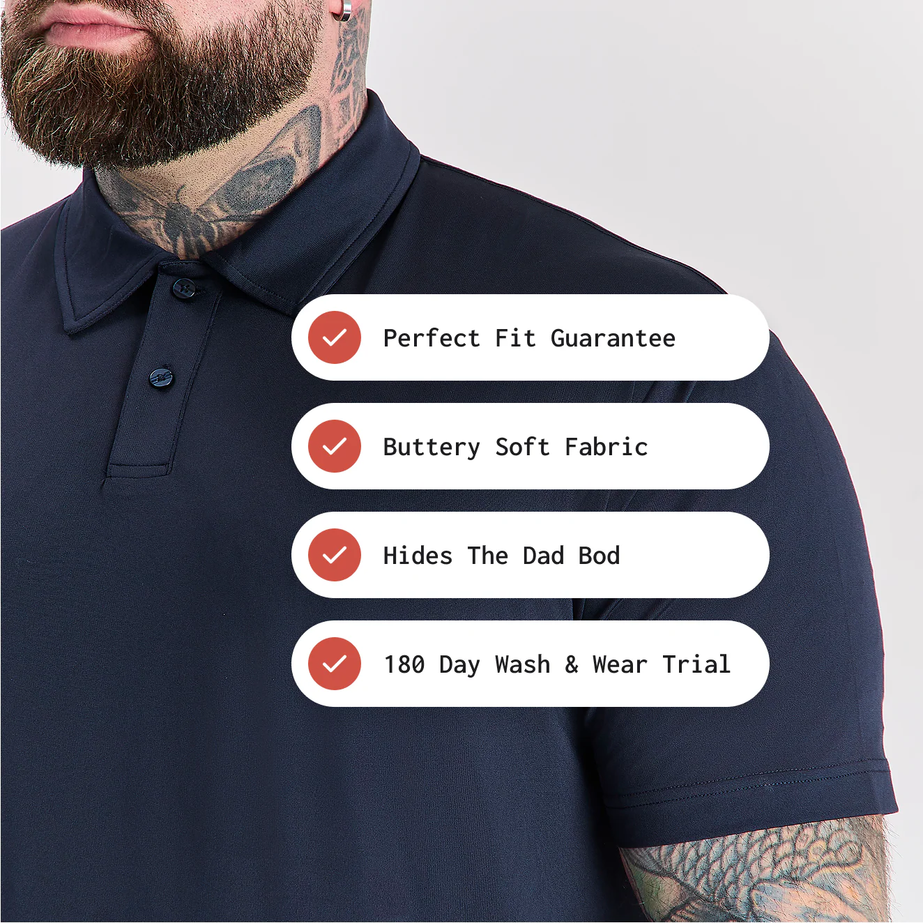 Tall Polo Black 3-Pack - Image 2